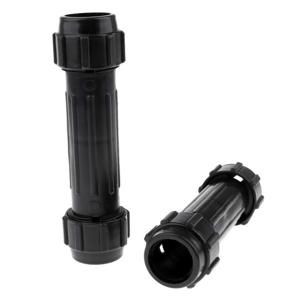 1 Pair Marine Kayak Canoe Dinghy  Paddle Oars Connector Joint Parts Black