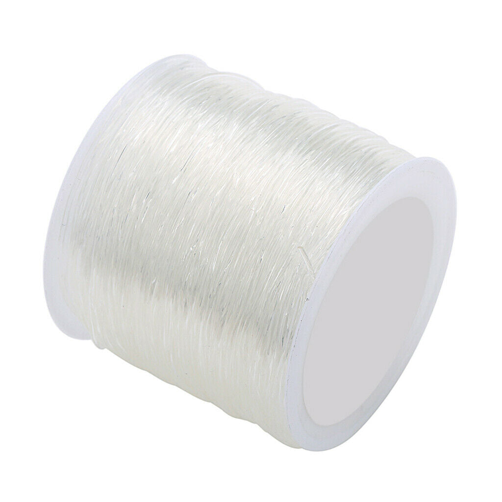 100 Meters Clear Elastic Thread Jewelry Making Cord Accessories -0.6mm