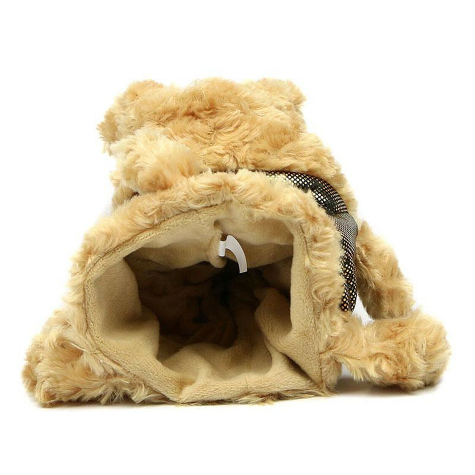 Golf Club Head Cover UT Driver Headcover Animal Plush Wood Club Guard khaki UT
