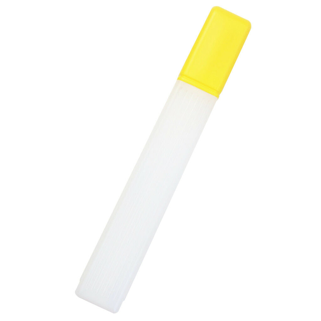 41cm Plastic Knitting Needles Storage Case Crochet Hook Holder Bottle Yellow