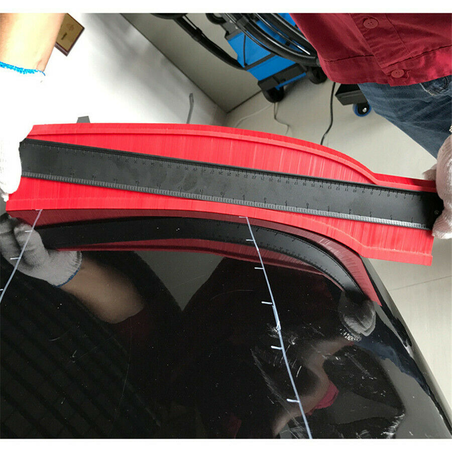 50CM Car Dent Measurement Body Repair Scale Ruler Arc Measuremt Tool New Quality