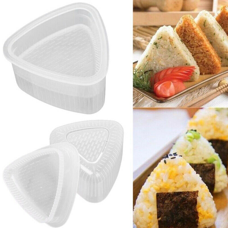2PCs DIY Sushi Mold Onigiri Rice Ball Food Press Form Sushi Mold DIY Tool.l8