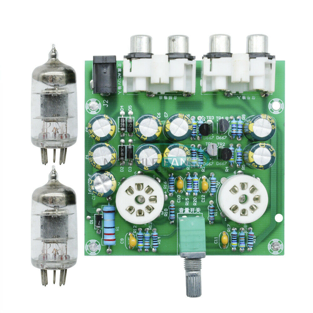 6J2 Valve Pre-amp Tube PreAmplifier Board Bass on Musical Fidelity X10-D Circuit
