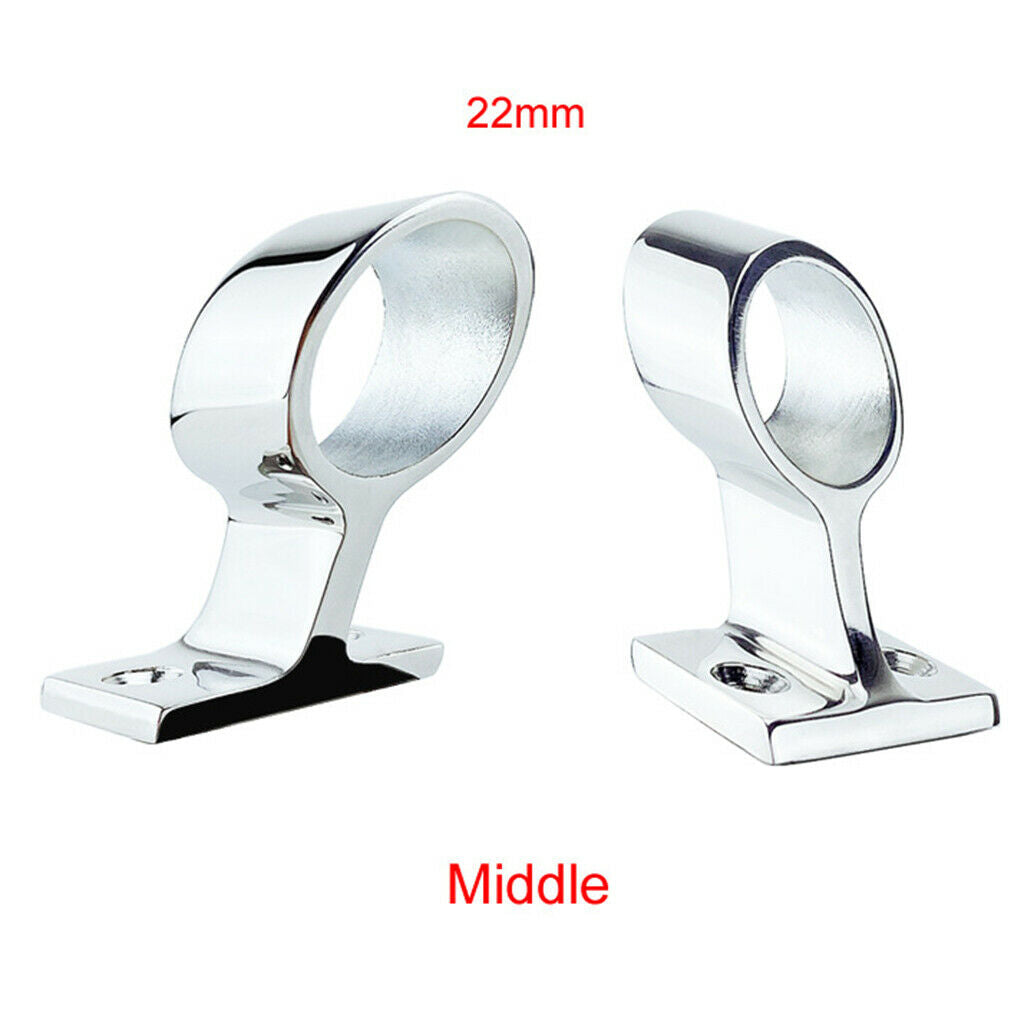 7/8inch Stainless Steel Marine Hand Rail Fitting Middle Stanchion Yatcht