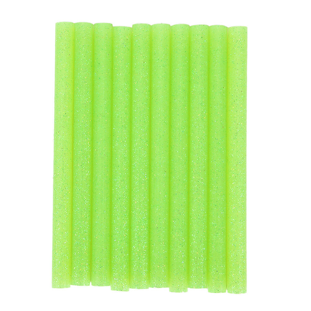 10* Glitter Hot Melt Glue Sticks For Electric Heating ToolDIY Art Craft100.l8