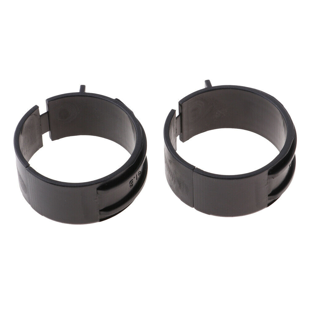 2 Pairs Bike Front Derailleur Clamp Adapter Reducer 34.9mm to 31.8mm Plastic