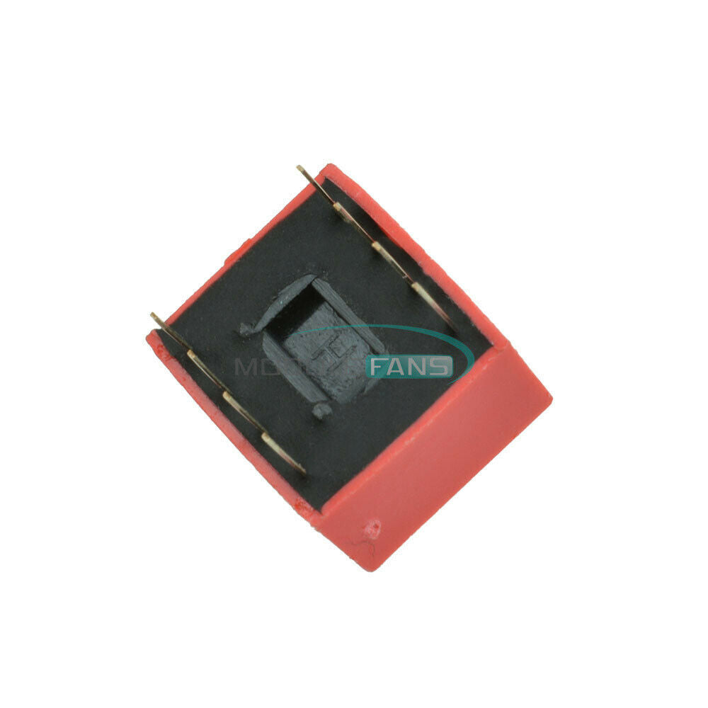 100pcs Red 2.54mm Pitch 4 PositionWay 4-Bit 4P Slide Type DIP Switch Module