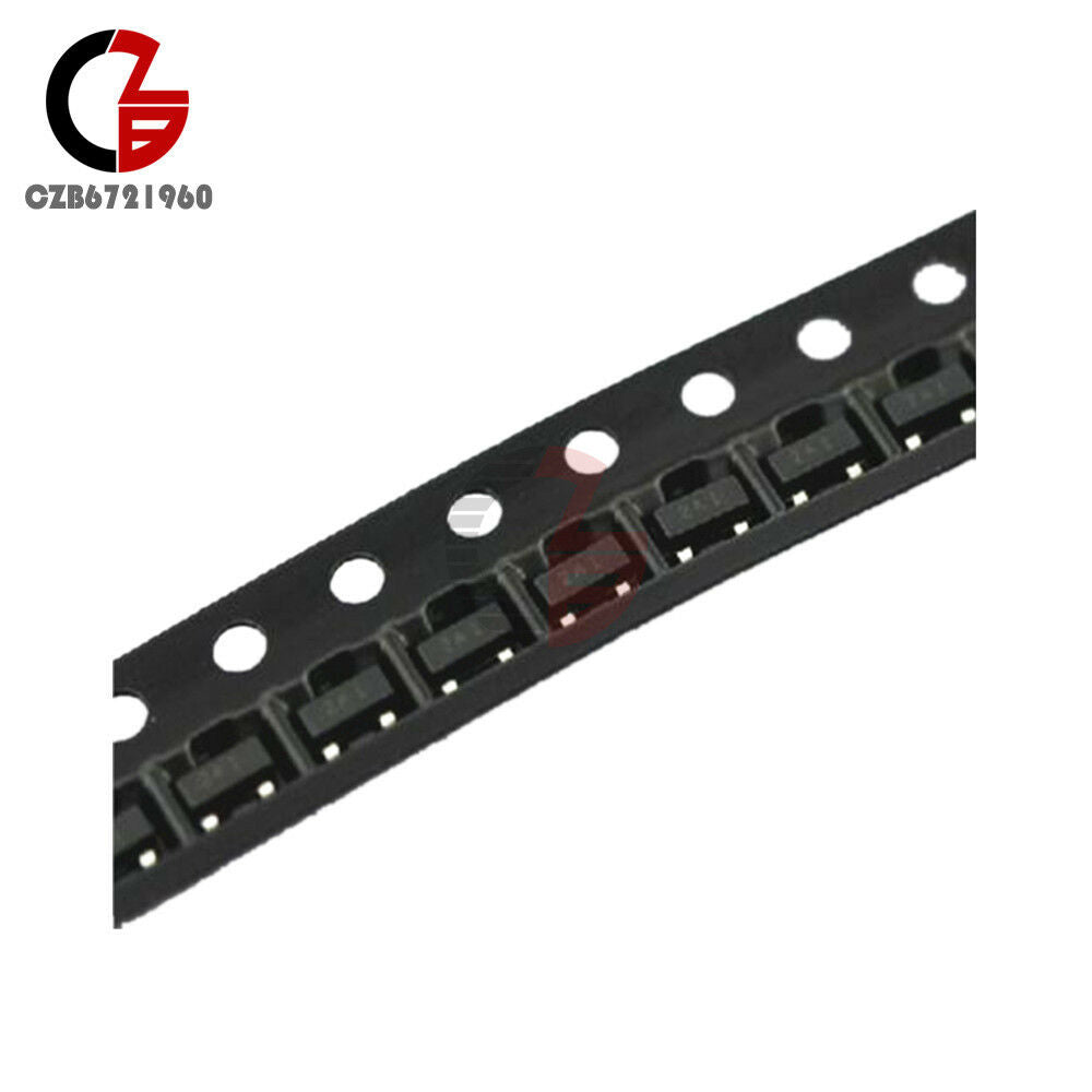 100PCS MMBT3906 SOT-23 2N3906 SMD 40V 200mA PNP Transistor