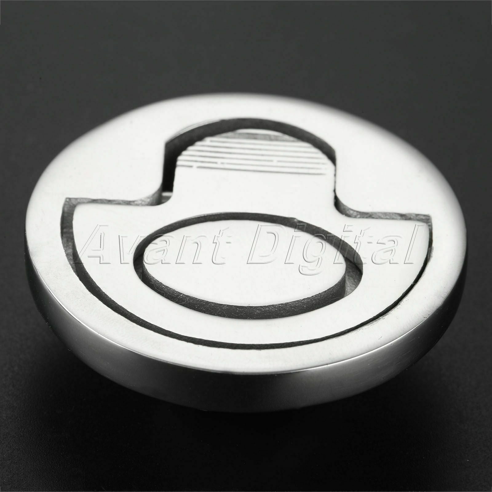 4x Flush Pull Lift Handle Ring Round AISI 316 stainless steel for Yachts Marine