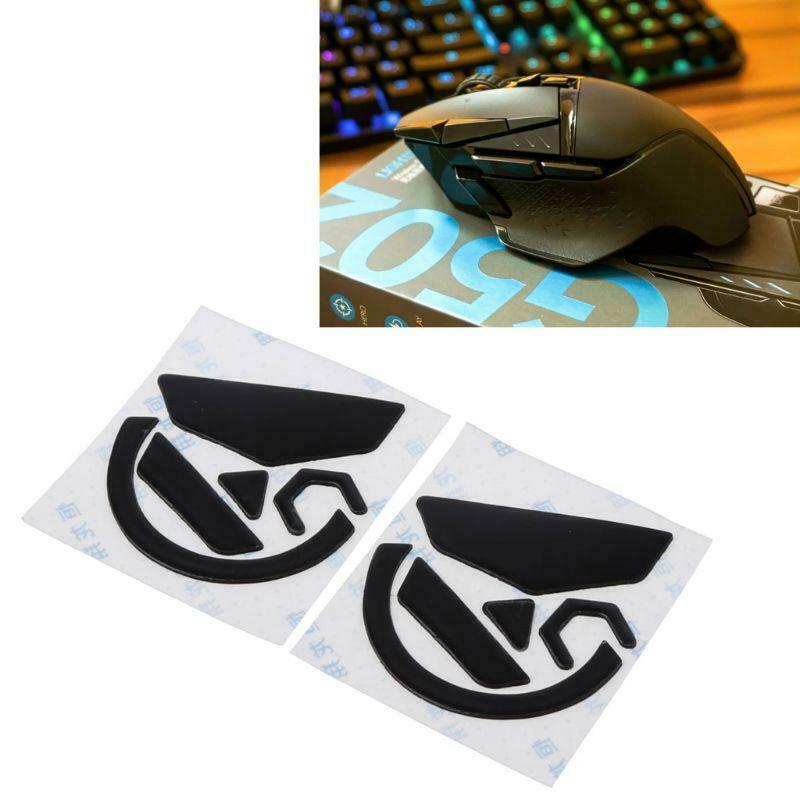2 Sets 0.6mm Mouse Skates Mouse Stickers Pad for logitech G502 HERO LIGHTSPEED