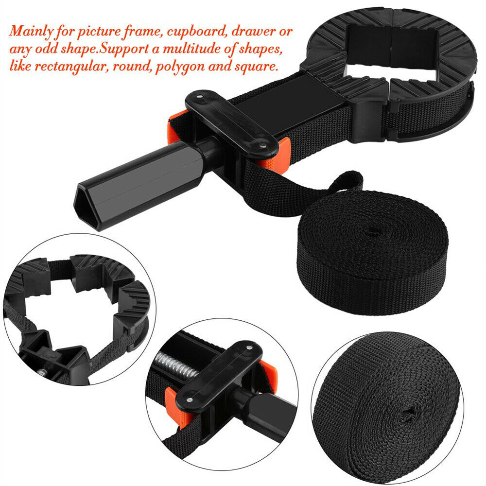 Multi-Function Clamps Quick Adjustable Band Clamp Angle Clip With 4M Long Belt