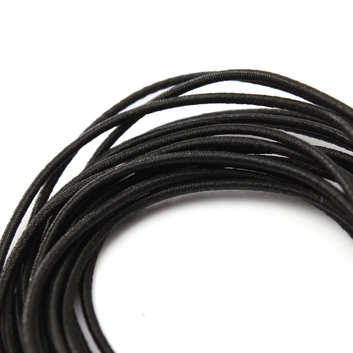 10m Real Black Elastic Thread Cord for Necklace Bracelet Craft String DIY 1.5mm