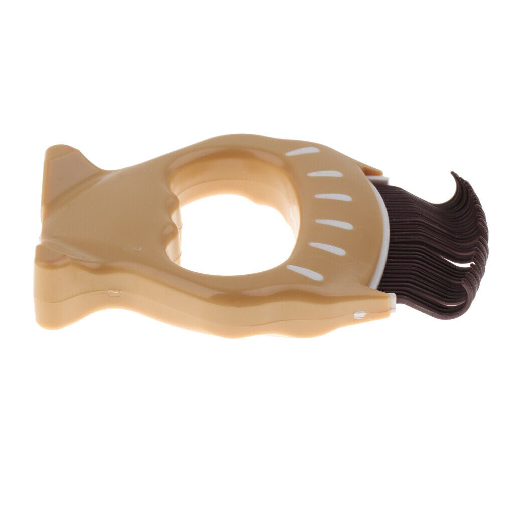 Pet Hair Trimmer Comb Elegant Hair Removing Shell Comb Portable Cat Brown