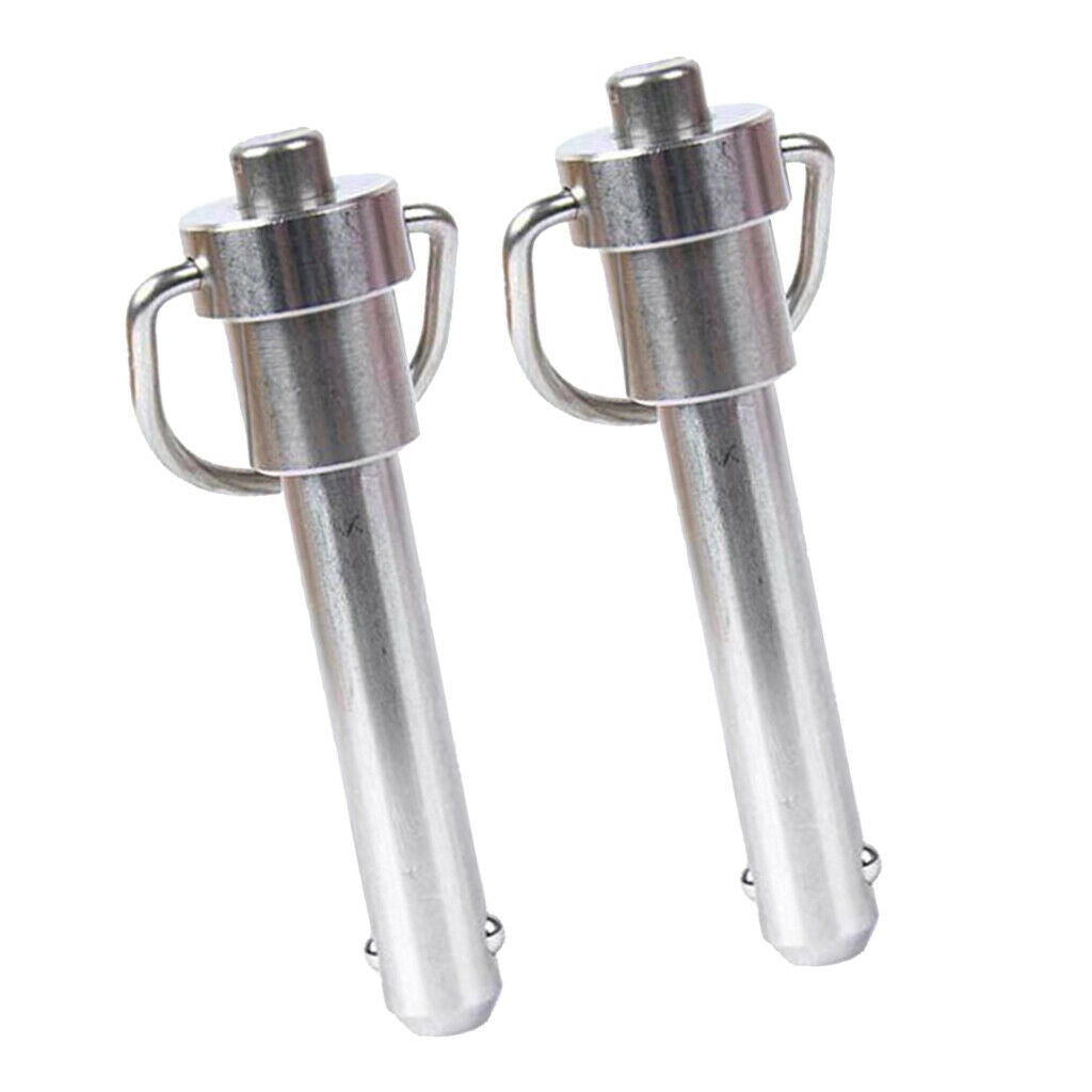 Pack of 2 Ball Lock Pins Ball Lock Pin Shank Stainless Steel Quick 20mm