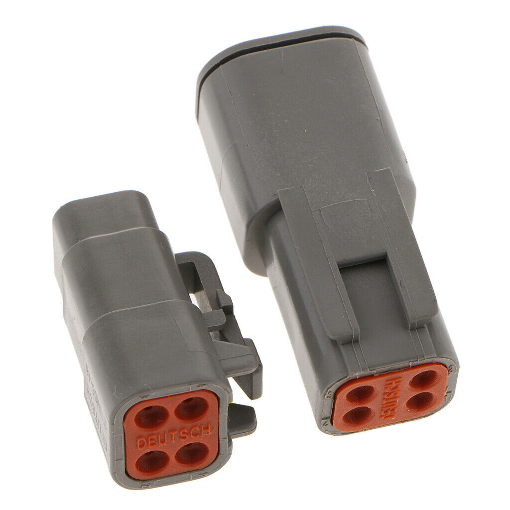 1 Set 4Pins Way Sealed Waterproof Electrical Wire Connector Plugs Terminals