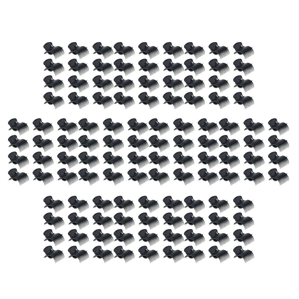 120x Plastic Hot Roller Clip Set Dye Coloring Heatproof Curler Clips Kit