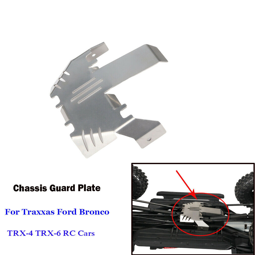 Metal Chassis Bumper Guard Plate For Traxxas Ford Bronco TRX-4 TRX-6 RC Car Part