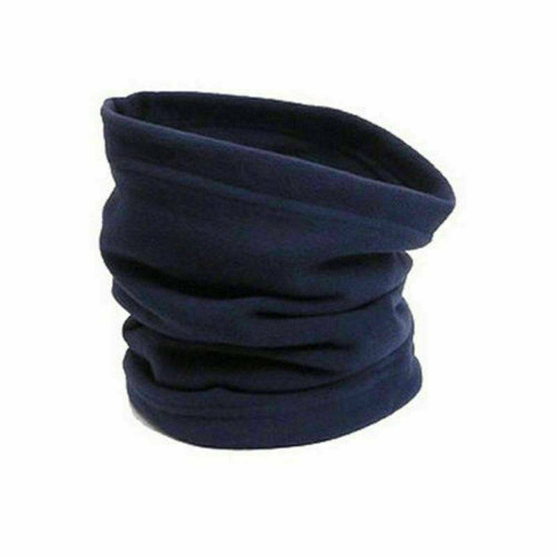 Unisex Neck Warmer Winter Snood Tube Thermal Fleece Motorbike Cycling Walking~
