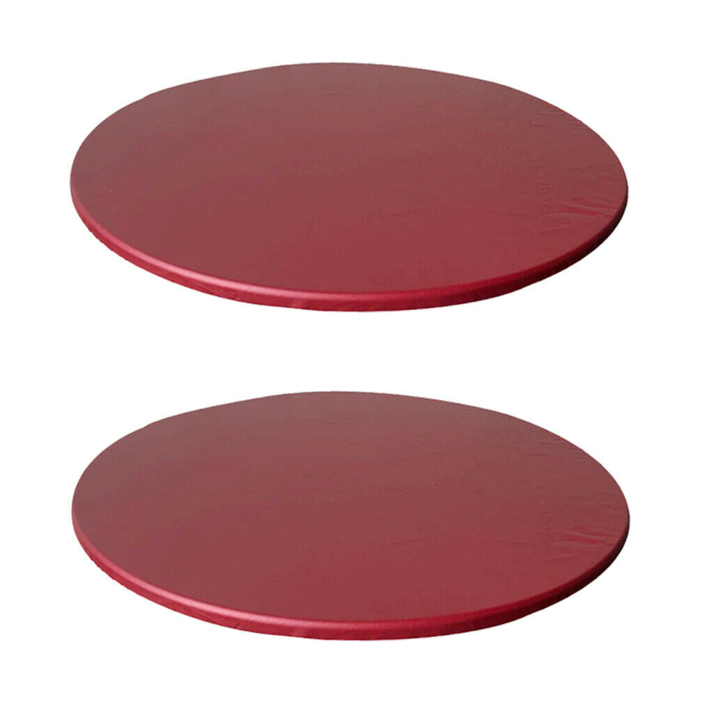 Red Tablecloth Set Of 2 120cm Indoor Outdoor Tablecloth Round Tablecloth