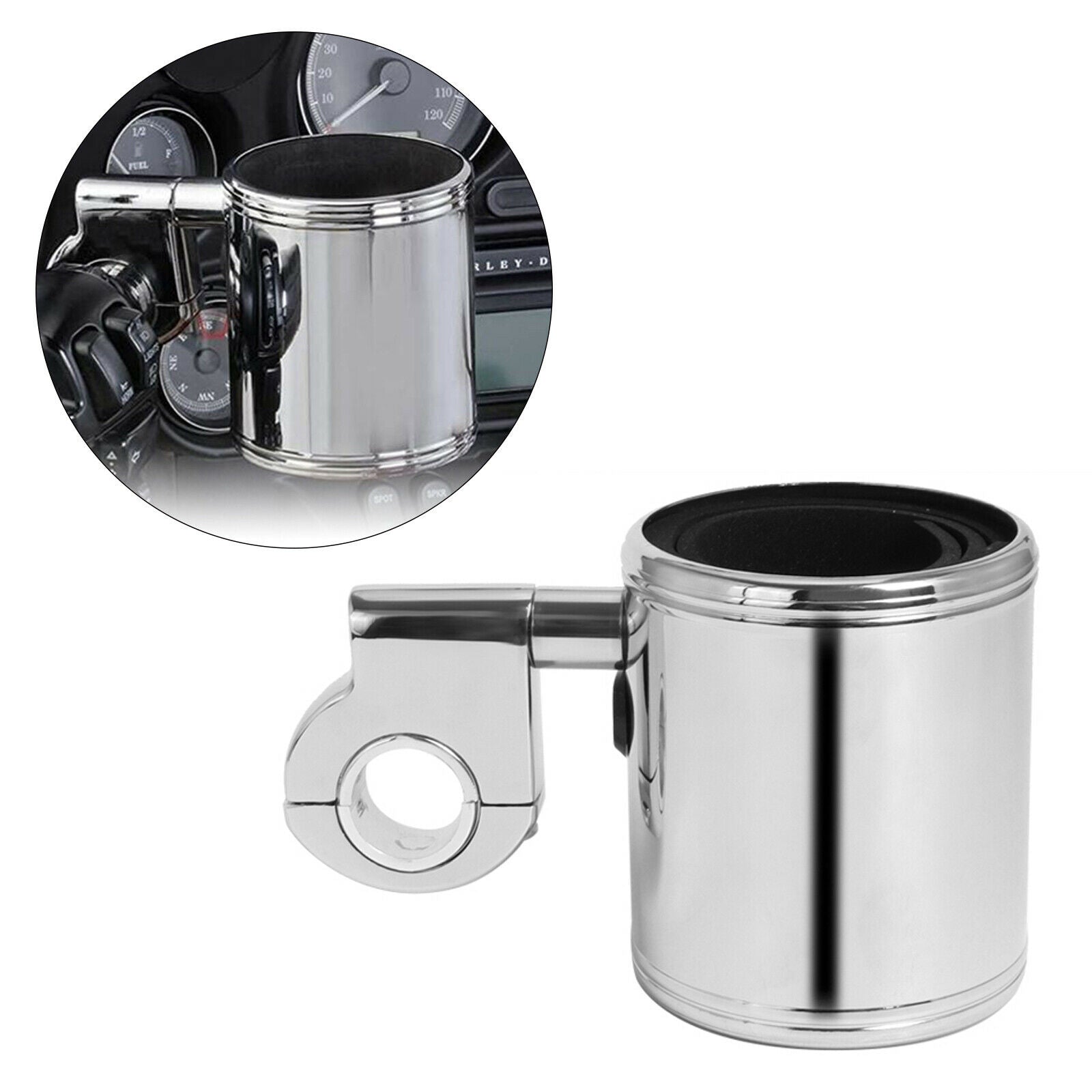 Universal Metal Motorcycle Adjustable Drink Holder Cup Holder Accessories
