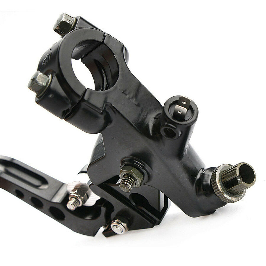 Universal Motorcycle 7/8'' CNC Brake Clutch Master Cylinder Lever Set Reservoir