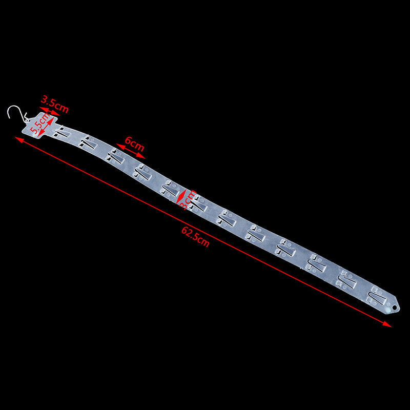 1Pc pvc injection plastic supermarket hanging strip transparent hanging st.l8