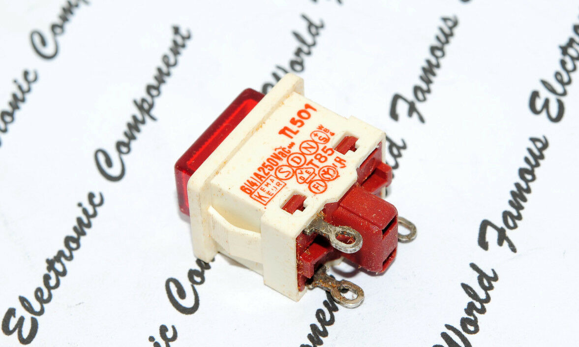 2pcs -KAUTT & BUX TL501 6(4)A 250Vac ON-OFF Push Button Switch