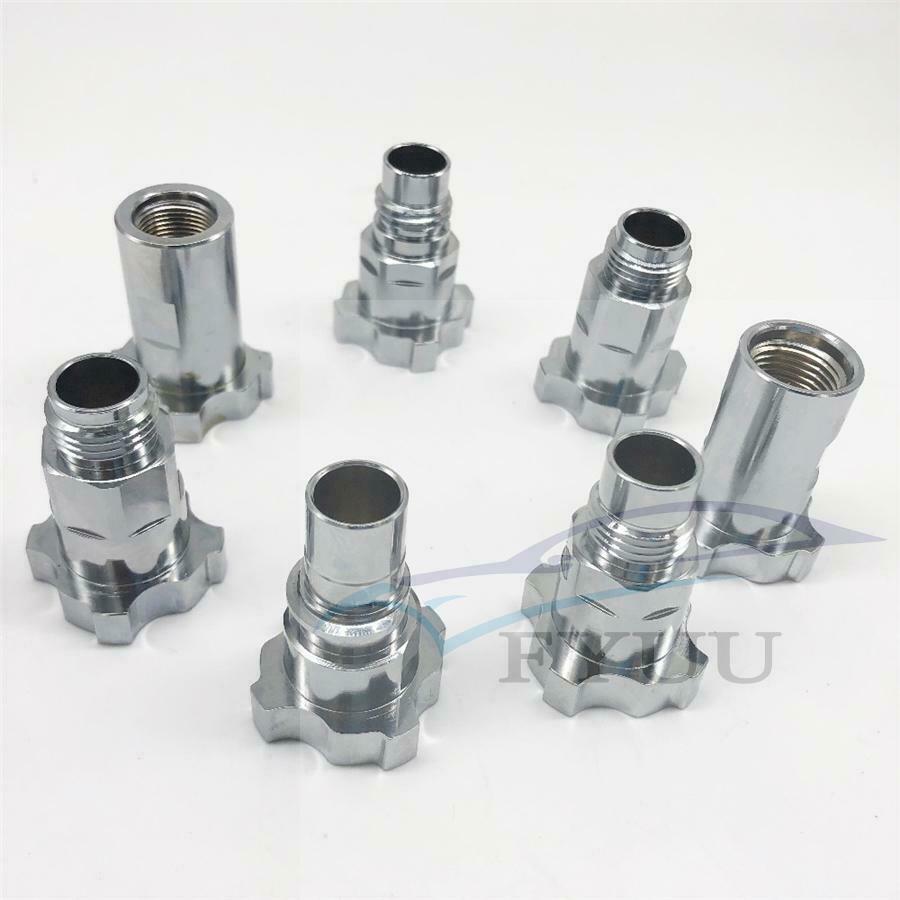 Spray gun cup adapter pot joints 16X1.5 External for spray gun disposable copper