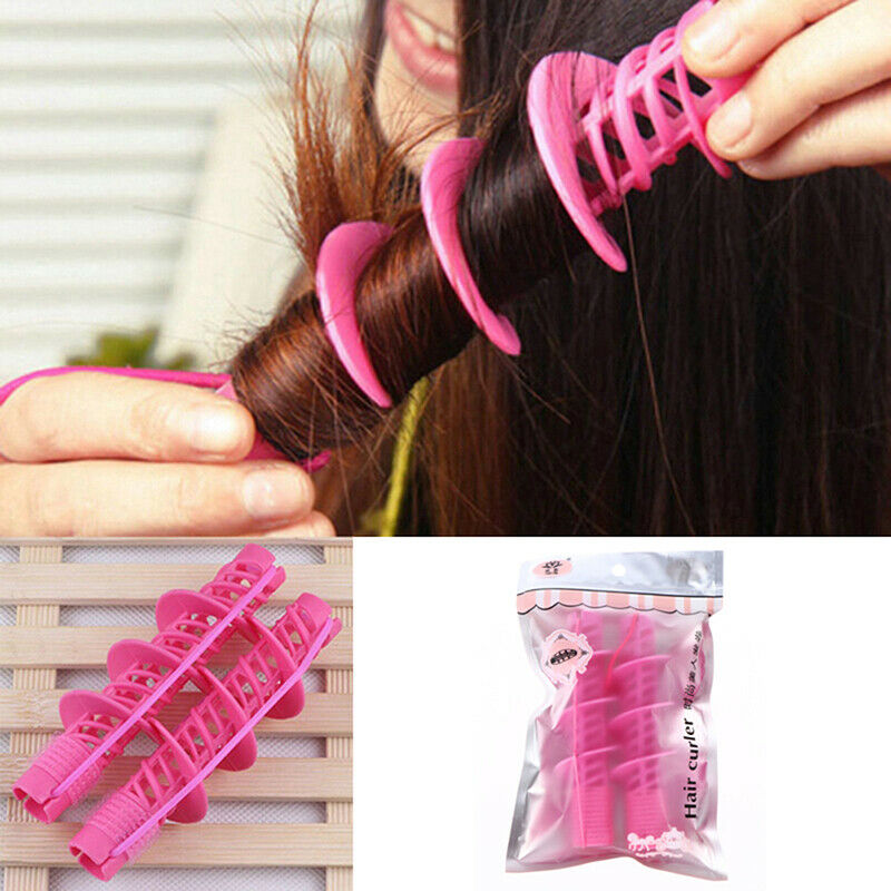 2pcs Big Wave Curls Rollers Hair Styling Tools Hair Curlers Magical Rolle.l8