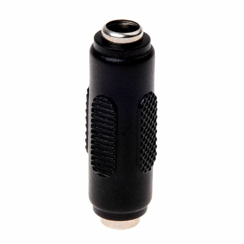 2.1mm x 5.5mm Female to Female DC Power Socket Audio Adapter Connector Y8O5O5
