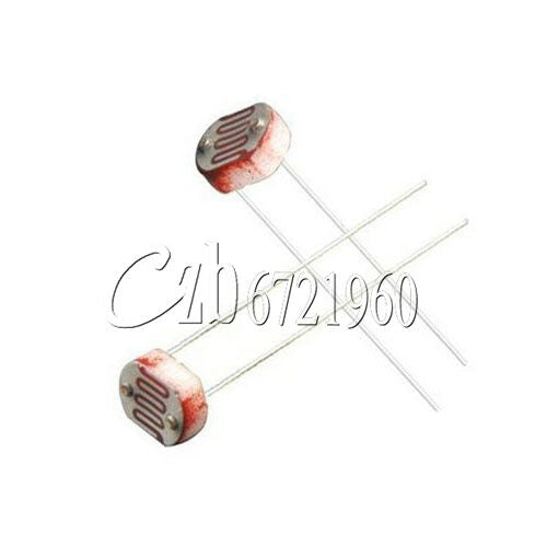50PCS 5MM Photoresistor GL5549 LDR Photo Resistors Light-Dependent