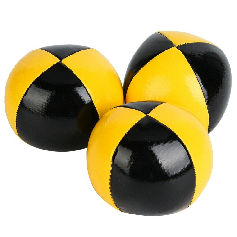 3PCS PU Thud Juggling Balls Clown Playing Juggle Ball Set for Beginner Equipment