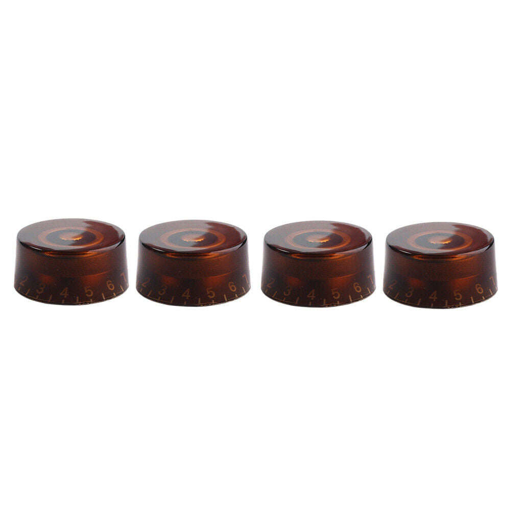 4pcs Acrylic Electric Guitar Volume Tone Knobs for LP SG Style Guitar Parts,