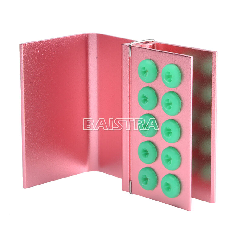 20 Kits Dental  Burs Holder Block 10 Holes with Silicon Cover FG RA Autoclavable