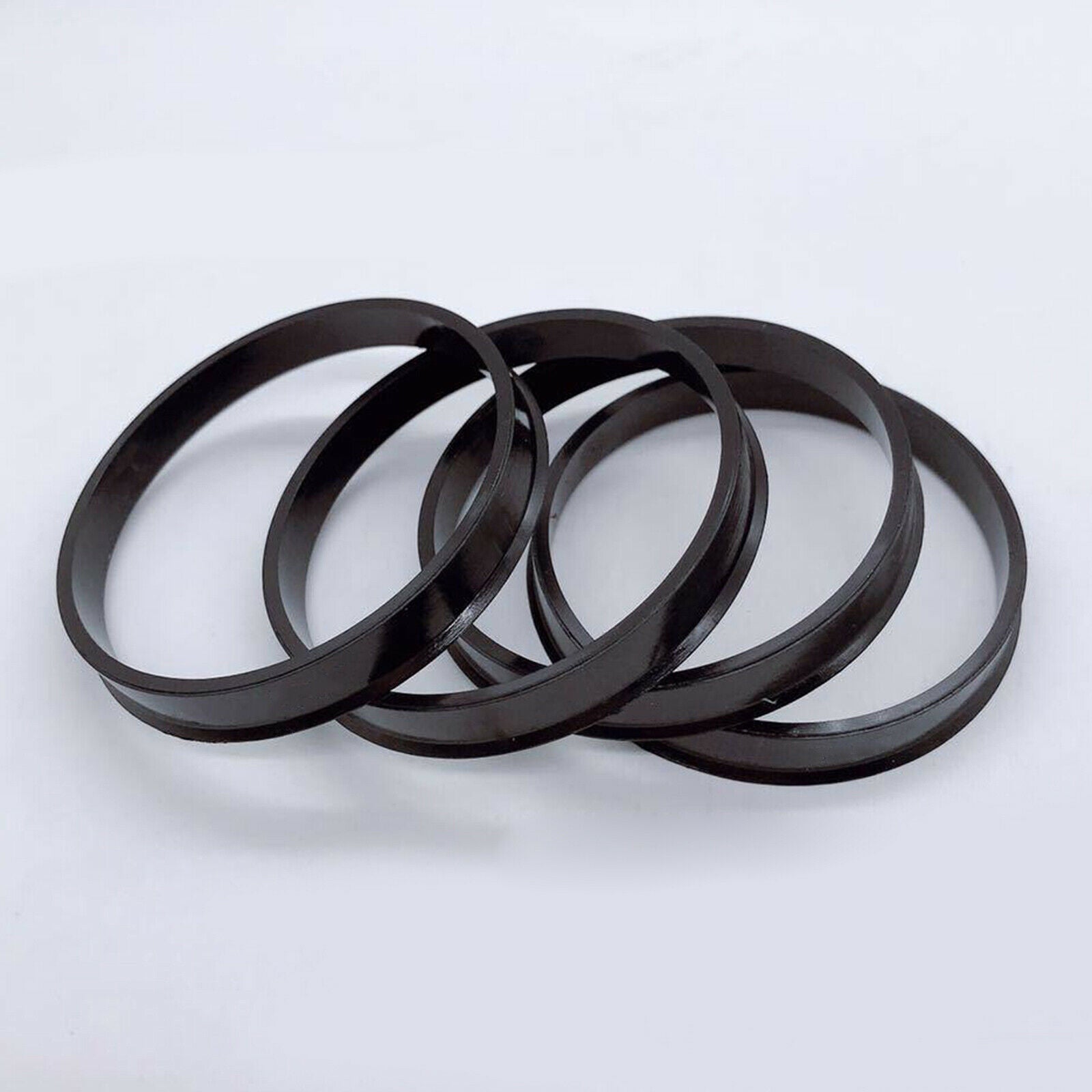 4x Car 66.6mm - 57.1mm Wheel Spigot Hub Centric Hubcentric Ring Plastic