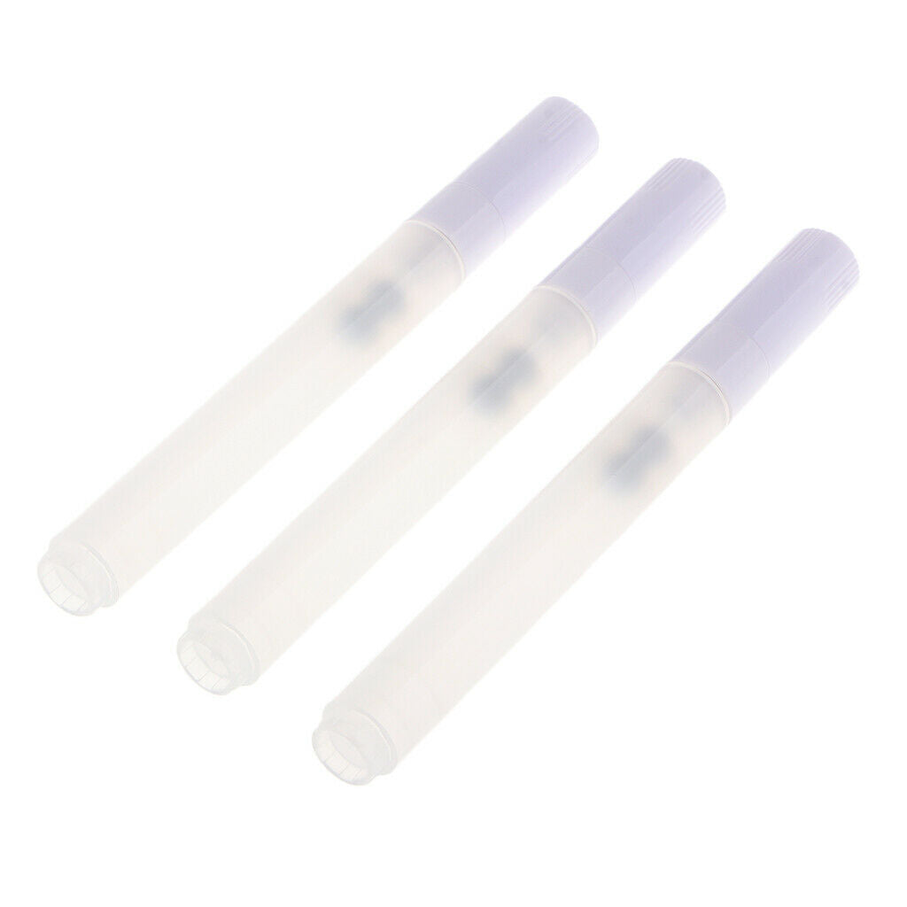 3pcs 4.5mm Flat Tips Medium Tips Paints Marker Pen Empty Tube Ink Refill Pen