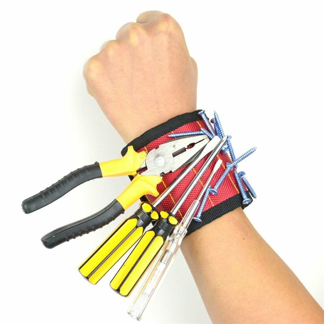 Magnetic Wristband W/Strong Magnets for Holding Screws for DIY Work for Handyman