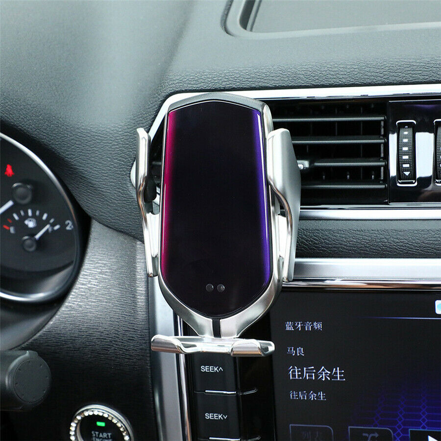 Car Qi Wireless Charger Clamping phone Holder Qi Charger Holder APP Position 10W