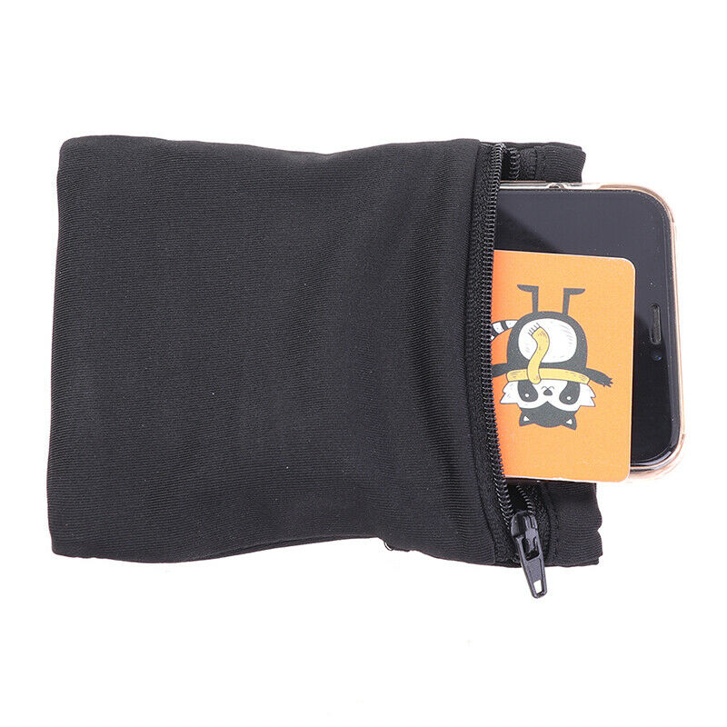 Travel Black Wrist Wallet Pouch Portable Pocket Key Zipper Sport Wrist Be.l8