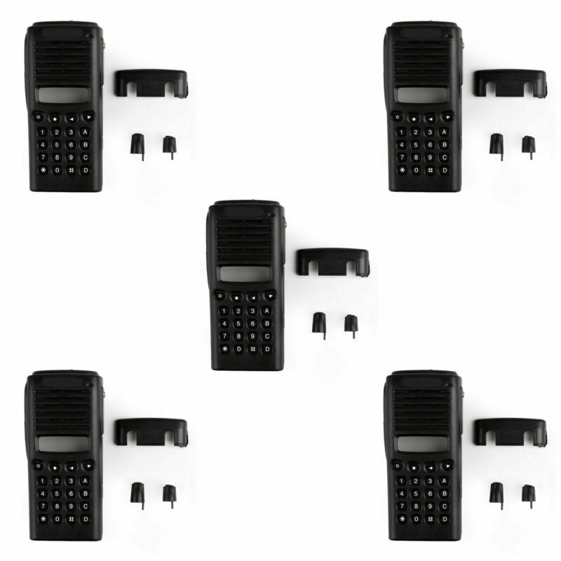 5xFront Outer Case Housing Cover Shell Fr Kenwood TK-378 TK-378G TK-278G/388G UA