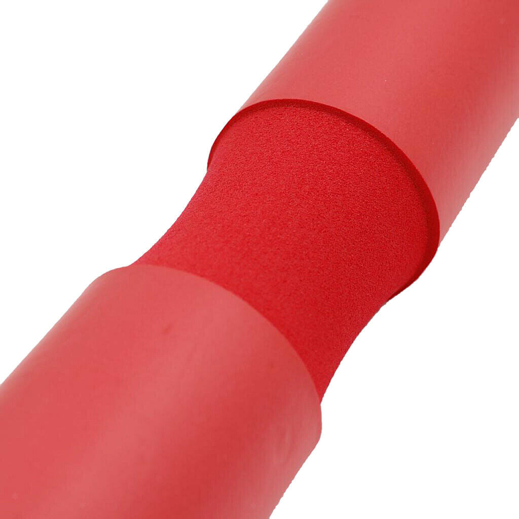 Squat Barbell Neck Shoulder Pad Protector Weightlifting Pull Up Grip Red
