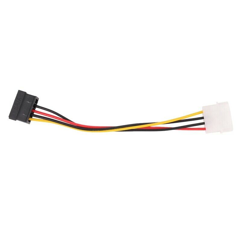 IDE/Molex/IP4/4-pin to SATA Power 15-pin Connector Converter Adapter Cable N7Y1