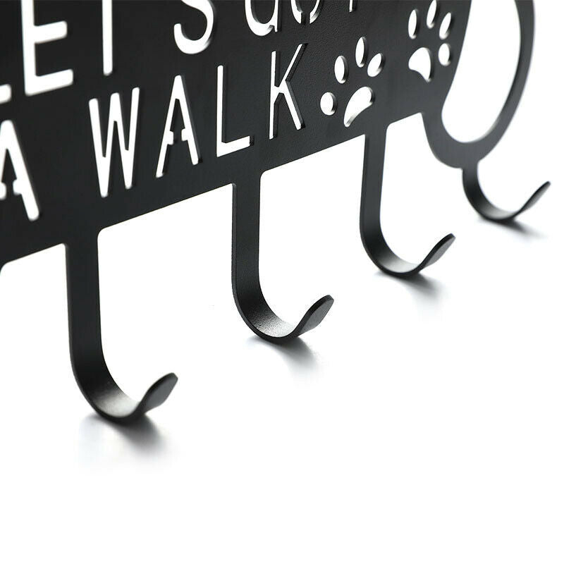 Metal Pet Dog Leash Hanger Hook Dog Leash Wall Rack Holder with Free Nail HaFCA