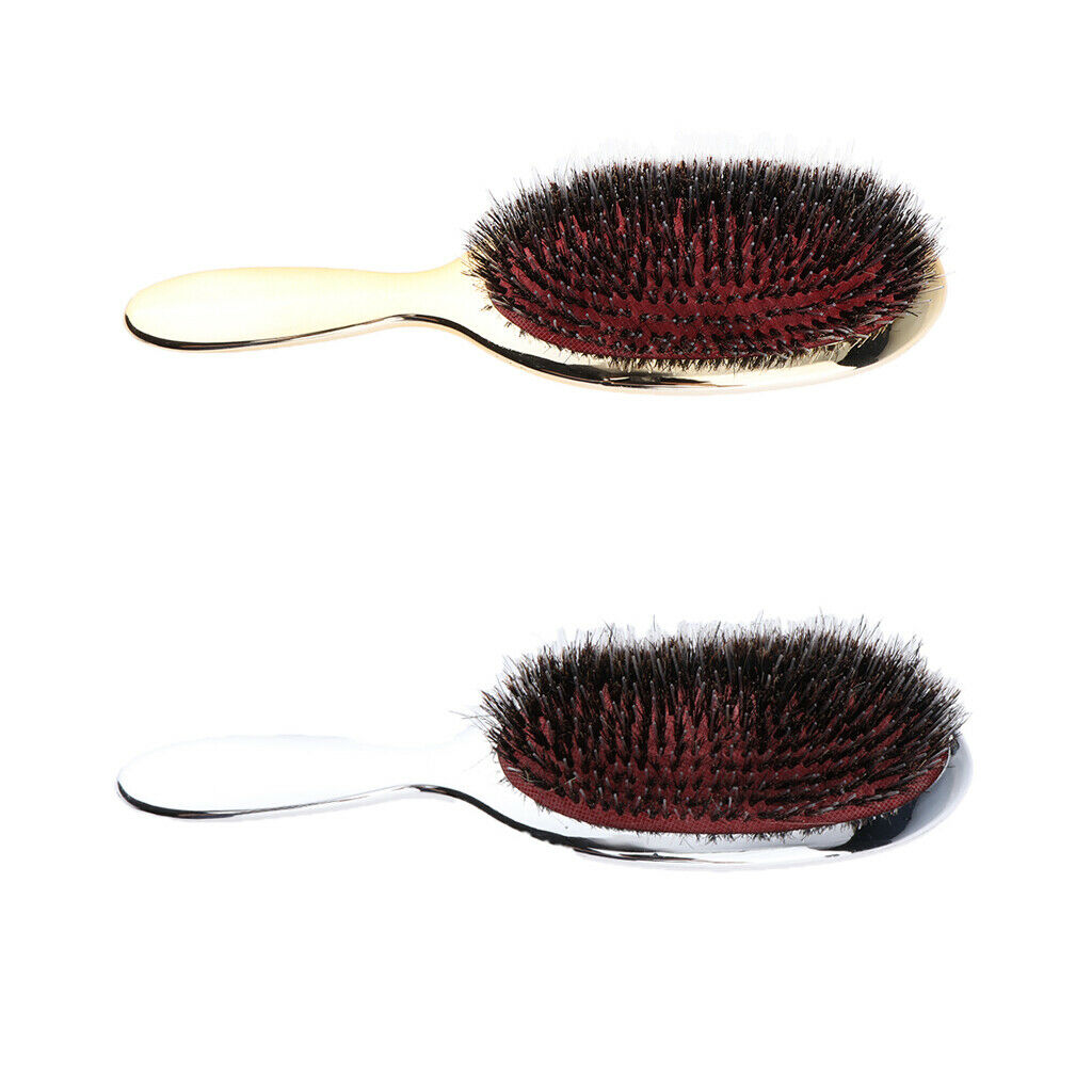 2x Boar Bristle Detangling Hair Brush for Women Thick Thin Tangled Vent