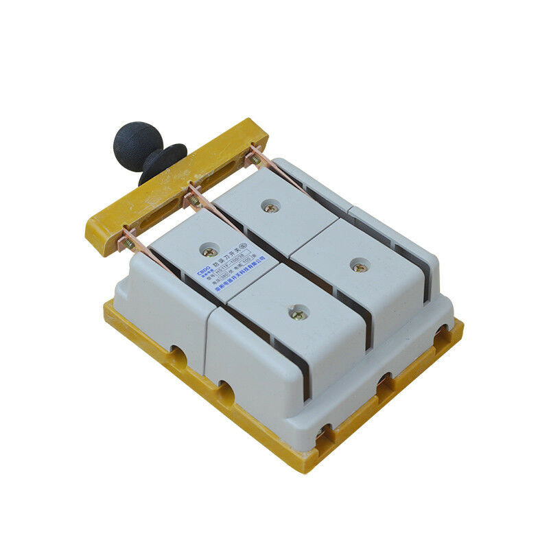 1PCS Electric Brake Safety Closing Switch 3 Pole Double Throw(3PDT) 380V 100A