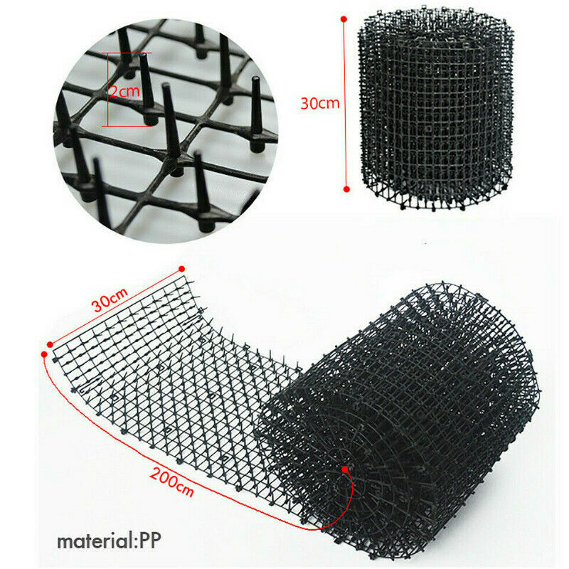 200x30cm Cat Scat Mat Spike Dog Pest Deterrent Repellent Animal Scarer Outdoor
