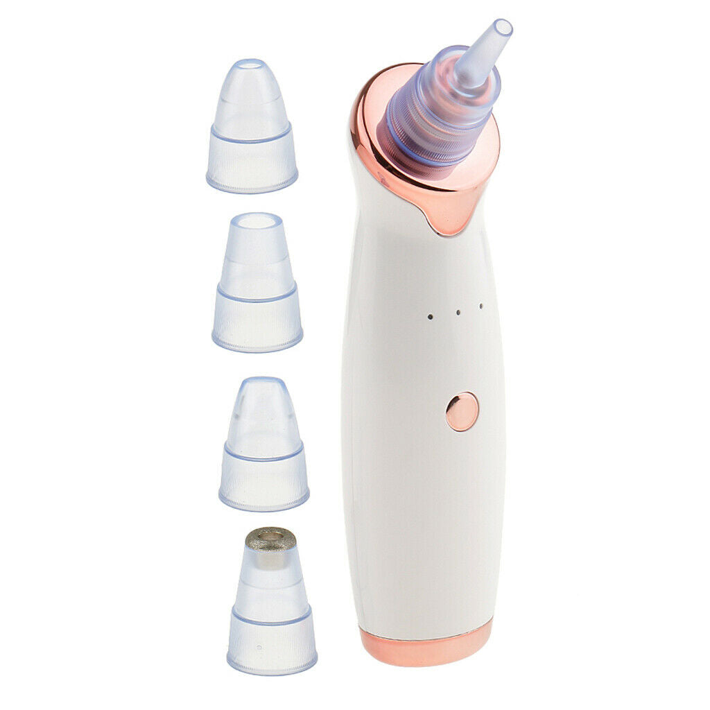 Blackhead Mites Vacuum Suction Remover Oil Cleanser Tightening Device White