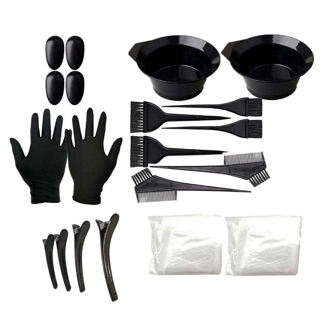 22x Salon Hair Coloring Dyeing Hairdressing Barber Tools Bowl Supplies