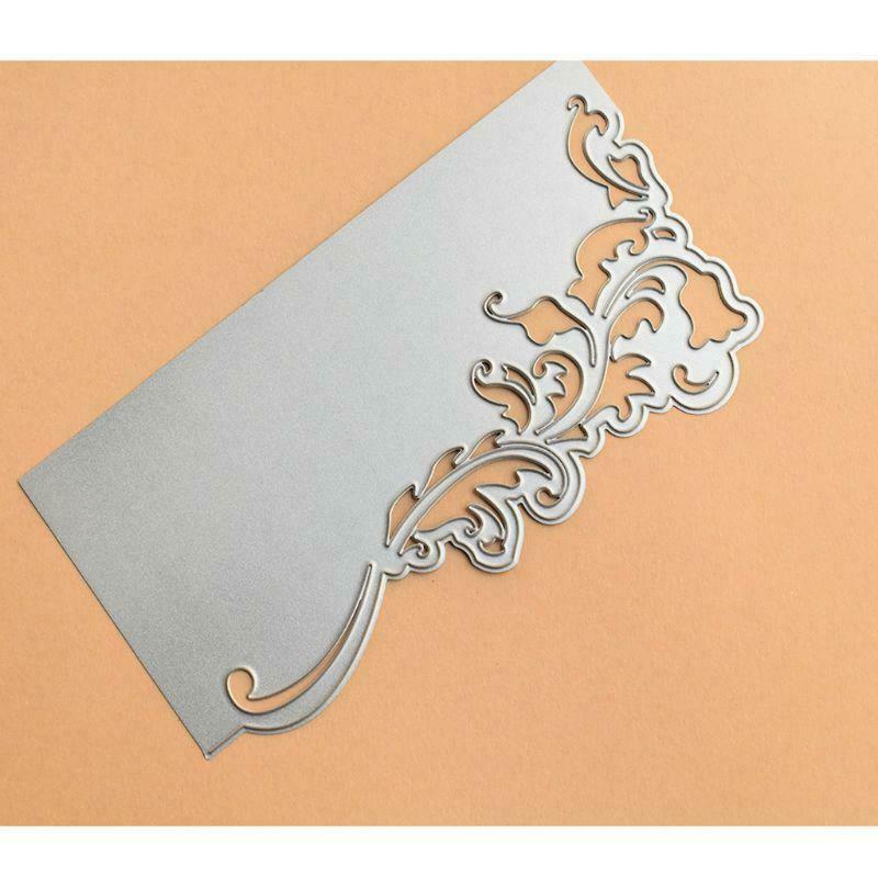 Lace Greeting Card Cover Cutting Dies Metal Stencil Scrapbooking DIY Album Stamp