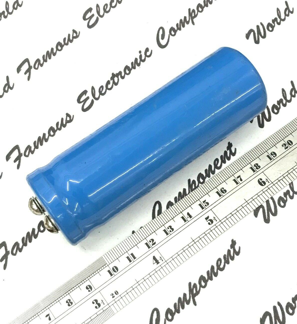 1pcs - SPRAGUE 32D  430uF 200V  Screw Terminal Electrolytic Capacitor ☆